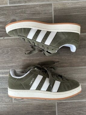 Adidas Campus 00s Men's 9.5 Olive Strata White Gum